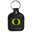 Oregon Ducks Square Leatherette Key Chain